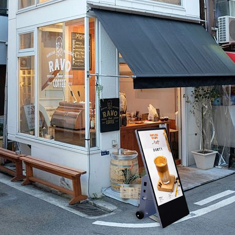 Portable outdoor digital LCD display , Outdoor battery powered LCD ...